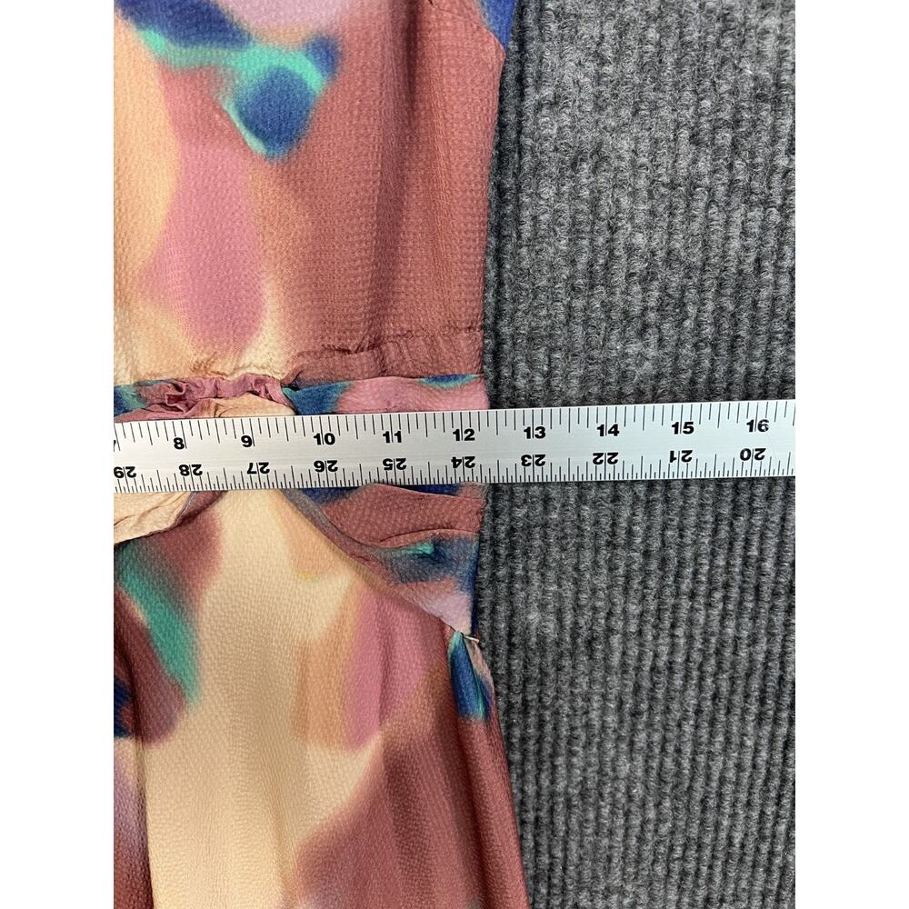 Tanya Taylor Cool Rose Christine Dress Womens 4 Multi Color Abstract Sleeveless - Picture 7 of 12